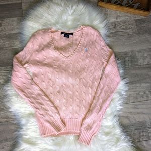 Ralph Lauren Sport Polo Women's Pink knit Sweater